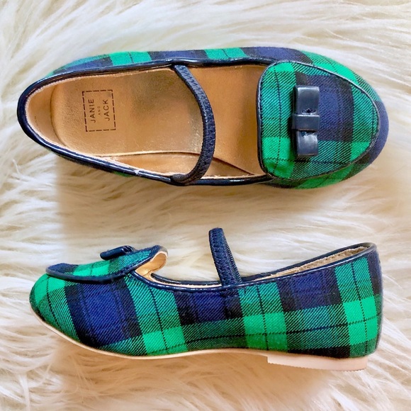 Janie and Jack Other - New Janie & Jack Plaid Mary Janes 7